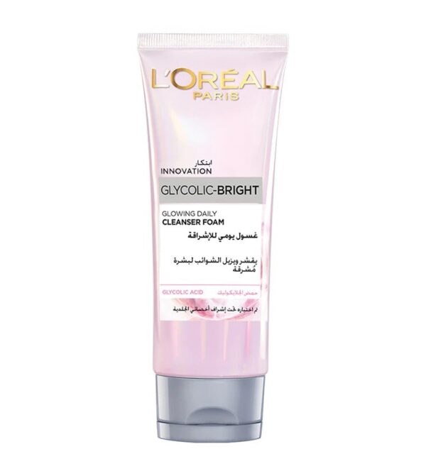 L'Oreal Paris Glycolic Bright Instant Glowing Face Wash, 100Ml