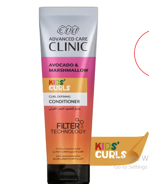 Eva Advanced Care Clinic Kids Curls Curl Defining Conditioner for Wavy, Curly and Kinky Hair 230ml