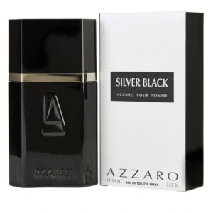 Azzaro Silver Black EDT Spray, 3.4oz/100ml