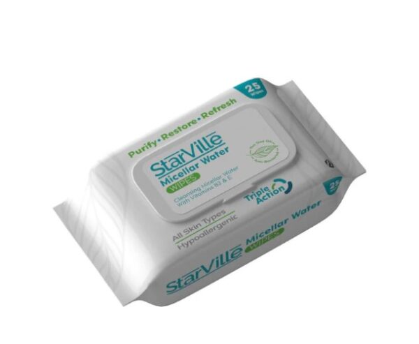 StarVille Micellar Water Wipes 25